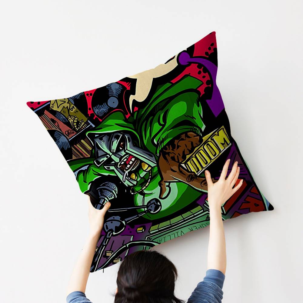 M-MF DOOM Personalized picture text home decorative pillows Household Gifts 45x45cm