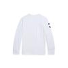 Polo Ralph Lauren Kinder T-Shirt Ss23 Logo Bestickt Rundhalsausschnitt Langarm Kinder Tops Weiß 323853891-009