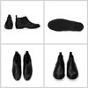 Spingle SP-6603 Men's Gore-Tex Waterproof Business Sneakers, Black, Size L (26.5cm)