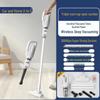 Wiederaufladbarer kabelloser Staubsauger und Wischmopp für Zuhause/Auto - Hohe Saugkraft, Handheld, Multifunktional, Milben- und Haarentferner