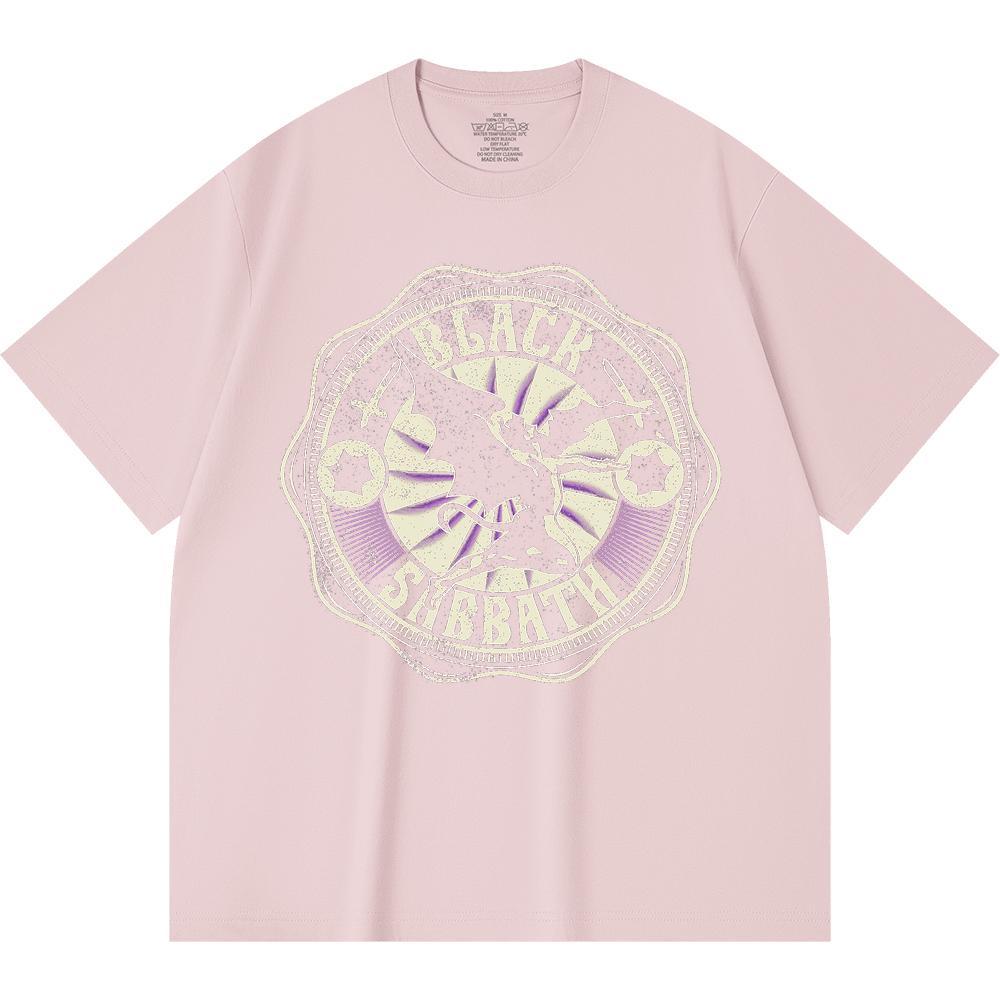 230 Gsm 100% Cotton Heavy Metal T-Shirt  Rock Band Popular Music Print Unisex Heavy Cotton T Shirt