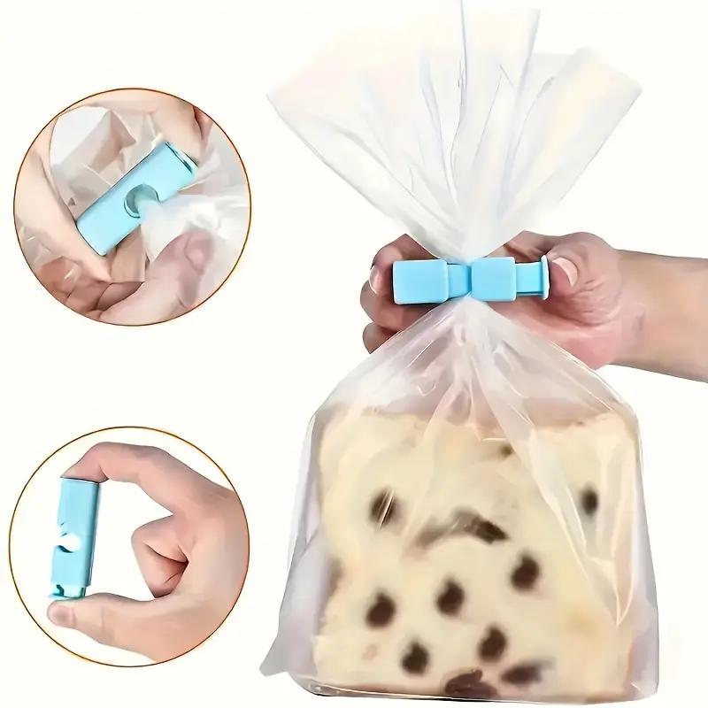 Food Bag Clips Sealing Clips Moisture Proof Fresh Keeping Spring Sealing Suitable Milk Powder Bags Snack Bags Kitchen Organizing Storage Supplies