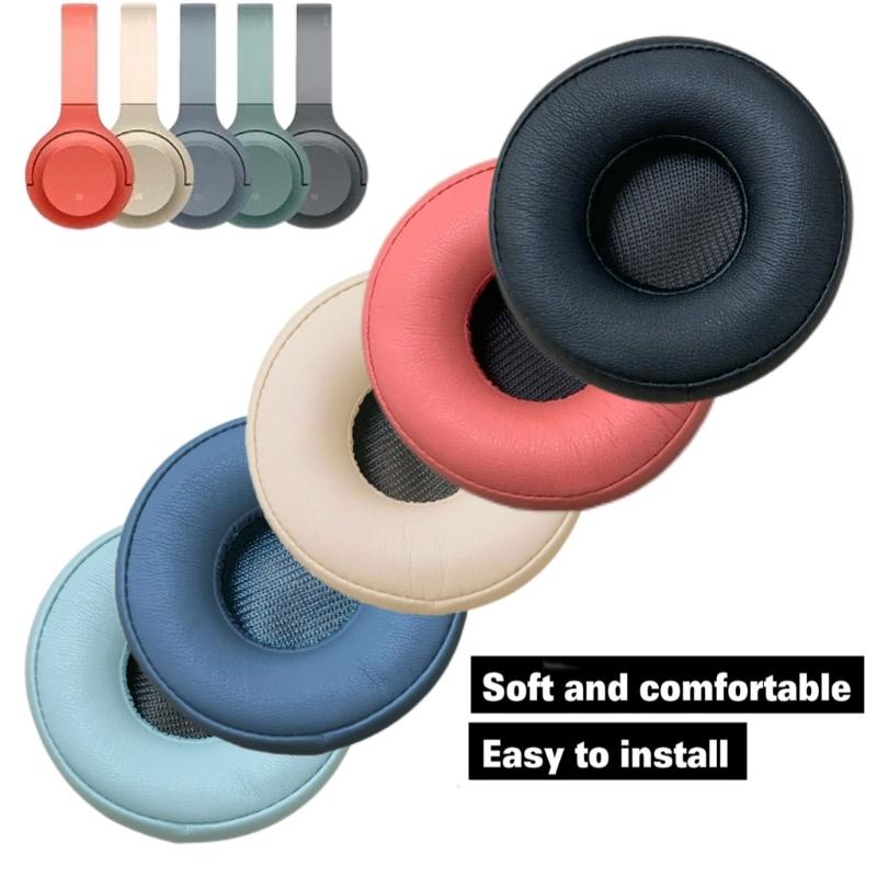Premium Soft Foam Ear Cushions Ear Pad with Breathable Leather for WHH800 Headphones Earpads Ear Cover Replacement