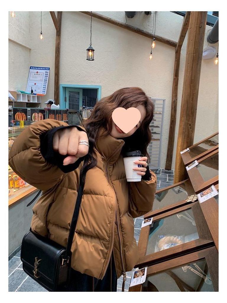 Spring/Summer Loose Cotton-Padded Jacket - Short Korean Style for Women