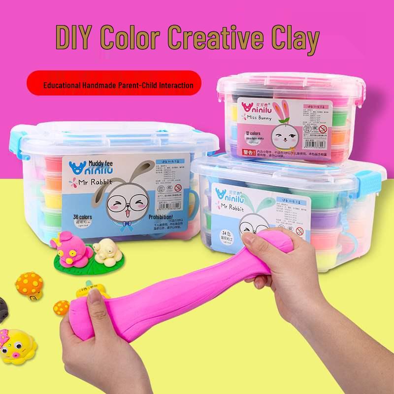 Children's Space Color Playdough Set - DIY Handmade Kindergarten Craft