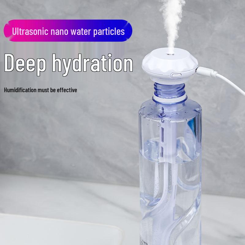 Compact Silent USB Humidifier for Office, Bedroom, or Dorm