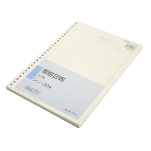 KOKUYO Dagbok Business Daglig rapport B5 100 ark Shin-204