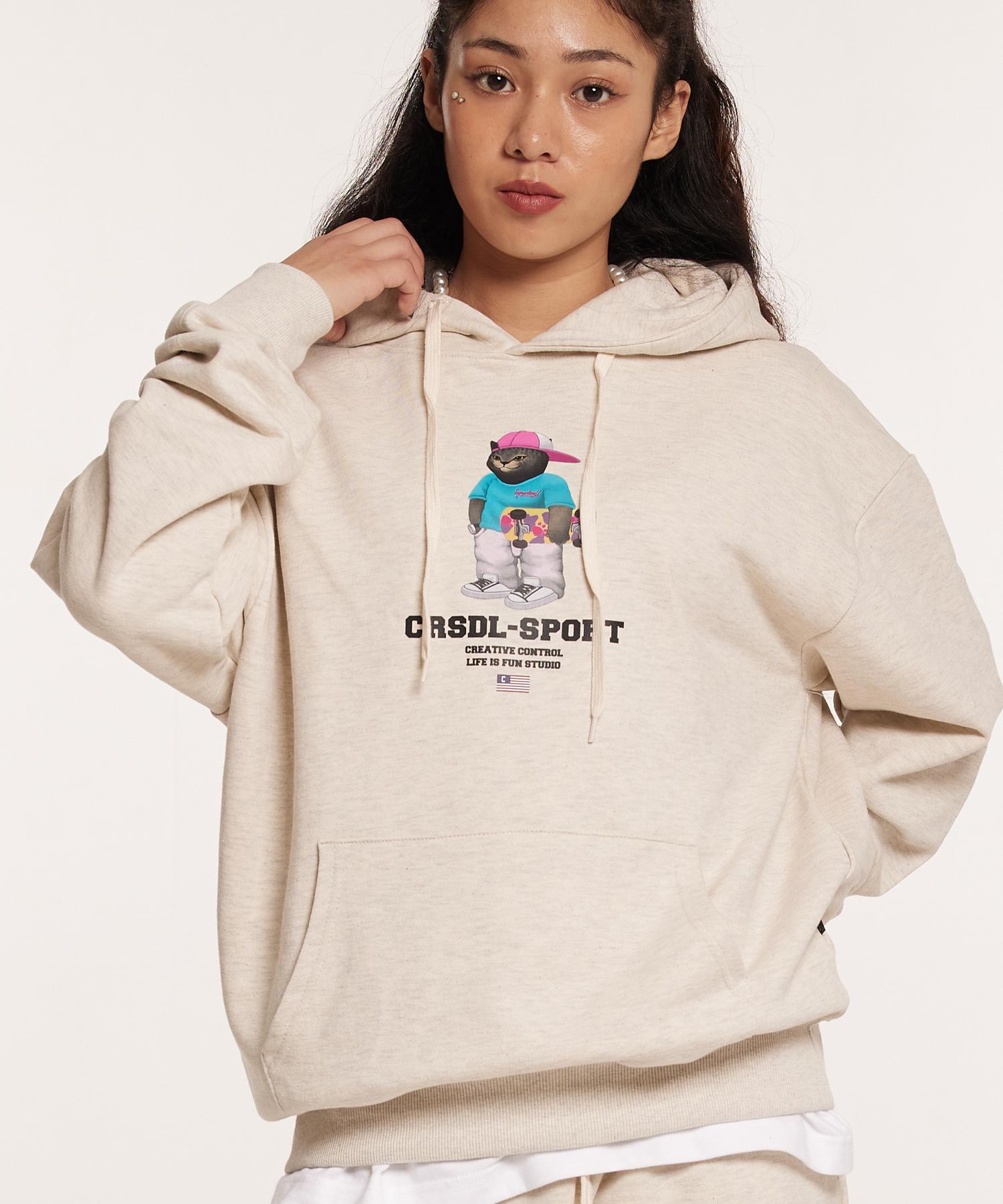 Cream Soda Lab Crsdel Sports Grey Hood Oatmeal L