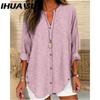 Women's Fashion Casual  Long Sleeve V Neck Blouses & Shirts