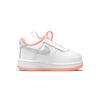 Nike Air Force 1 Low top Toddler Shoes Pink White Infant And Toddler CU5289-103
