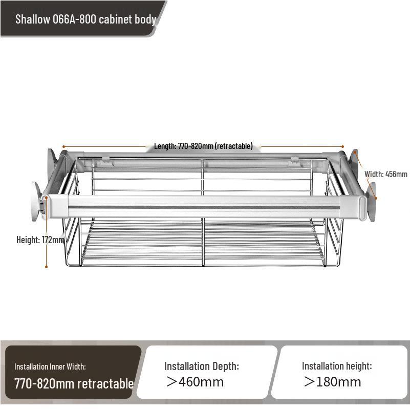 Étagère télescopique extensible pour rangement de pantalons dans une armoire