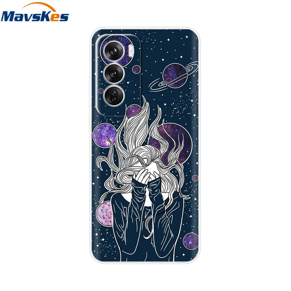 OPPO Reno 12 Pro 5G Case Fashion Flower Silicone Phone Case For OPPO Reno 12 Cover Reno12 Pro Bumper 2024 Soft Black TPU Fundas