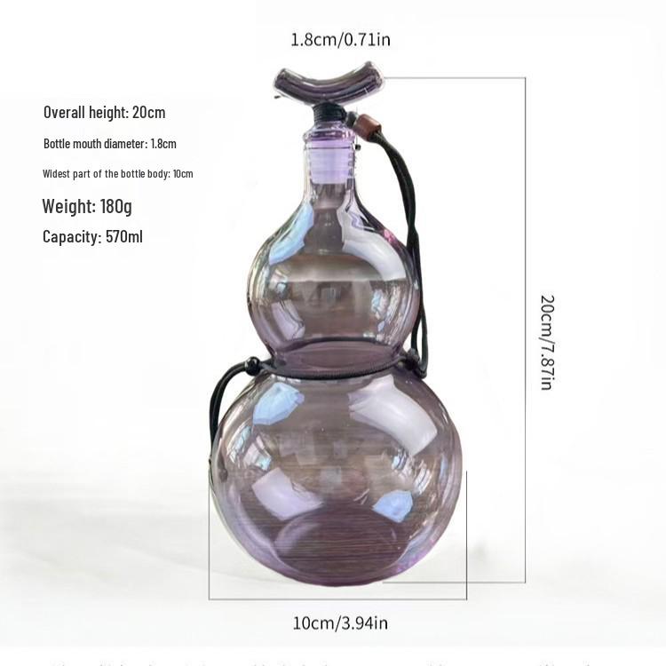 Large Capacity Insulated Gourd Water Bottle for Men, Women & Students - Sealed Cold Brew & Tea Kettle