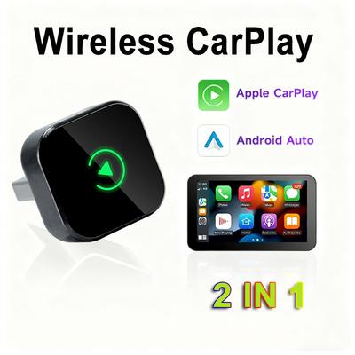 New Wireless CarPlay Dongle Wireless Android Auto Adapter 2in1 Car Intelligent Systems AI Smart Box For Car With Wired CarPlay