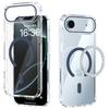 For iPhone Air Case Compatible with MagSafe Anti Scratch Clear TPU PC Phone Back Cover