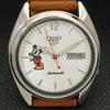 SEIKO 5 VINTAGE AUTOMATIC 7009A JAPAN MENS WHITE COLOR DIAL WATCH a700554-5