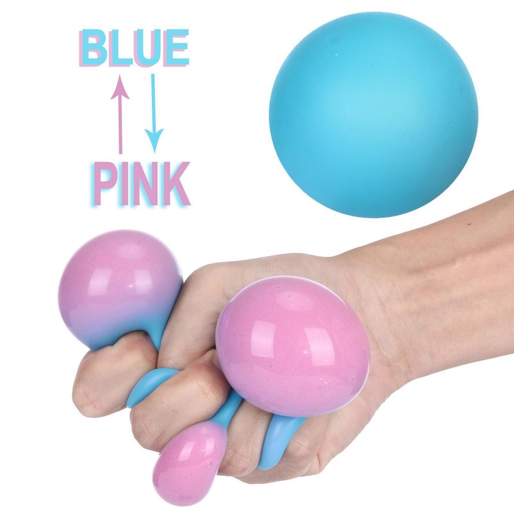 Stress Relief Squeeze Ball, Soft Rubber Slow Rebound Squishy Toy, Sensory Hand Fidget for Anxiety Relief