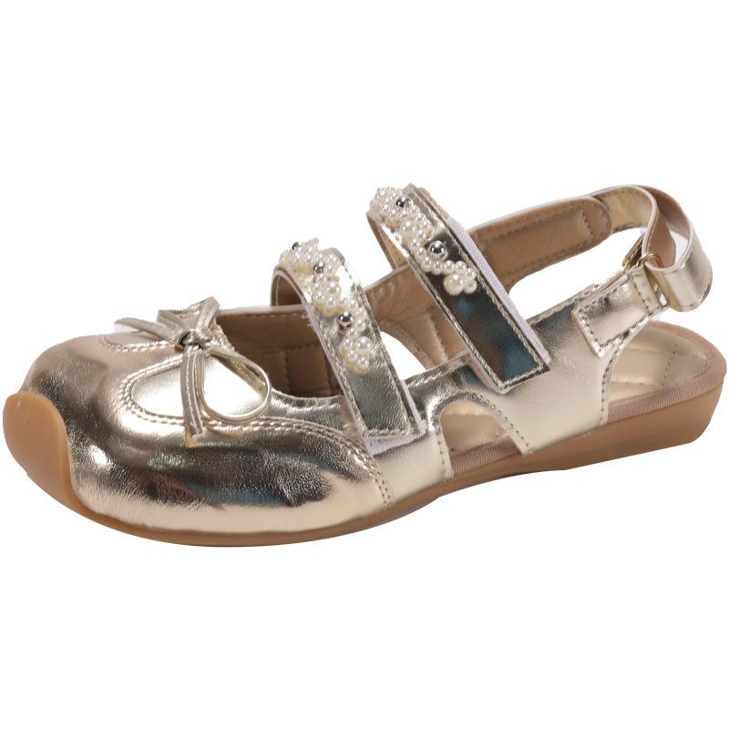 

Silver ballet shoes women s 2025 summer French bow round head super fire single shoes women s one-pedal flat single shoes tide 35