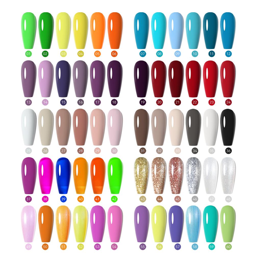 Six Color Set Nail Polish Glue Popular Color Small Set Phototherapy Glue Set