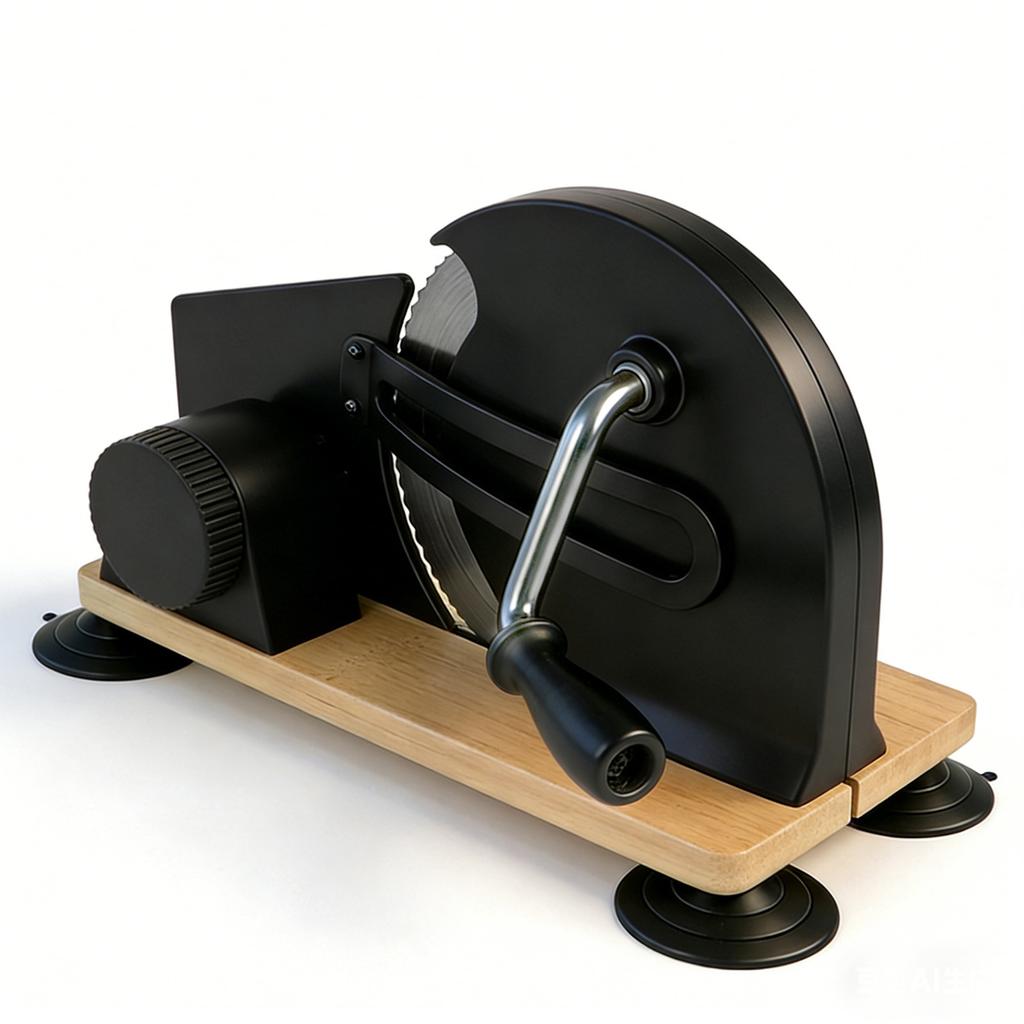 Manual Bread Cutter for Homemade Sourdough Bread Hand Crank Slicing Tool Thickness Evenly Slicing Stainless Steel