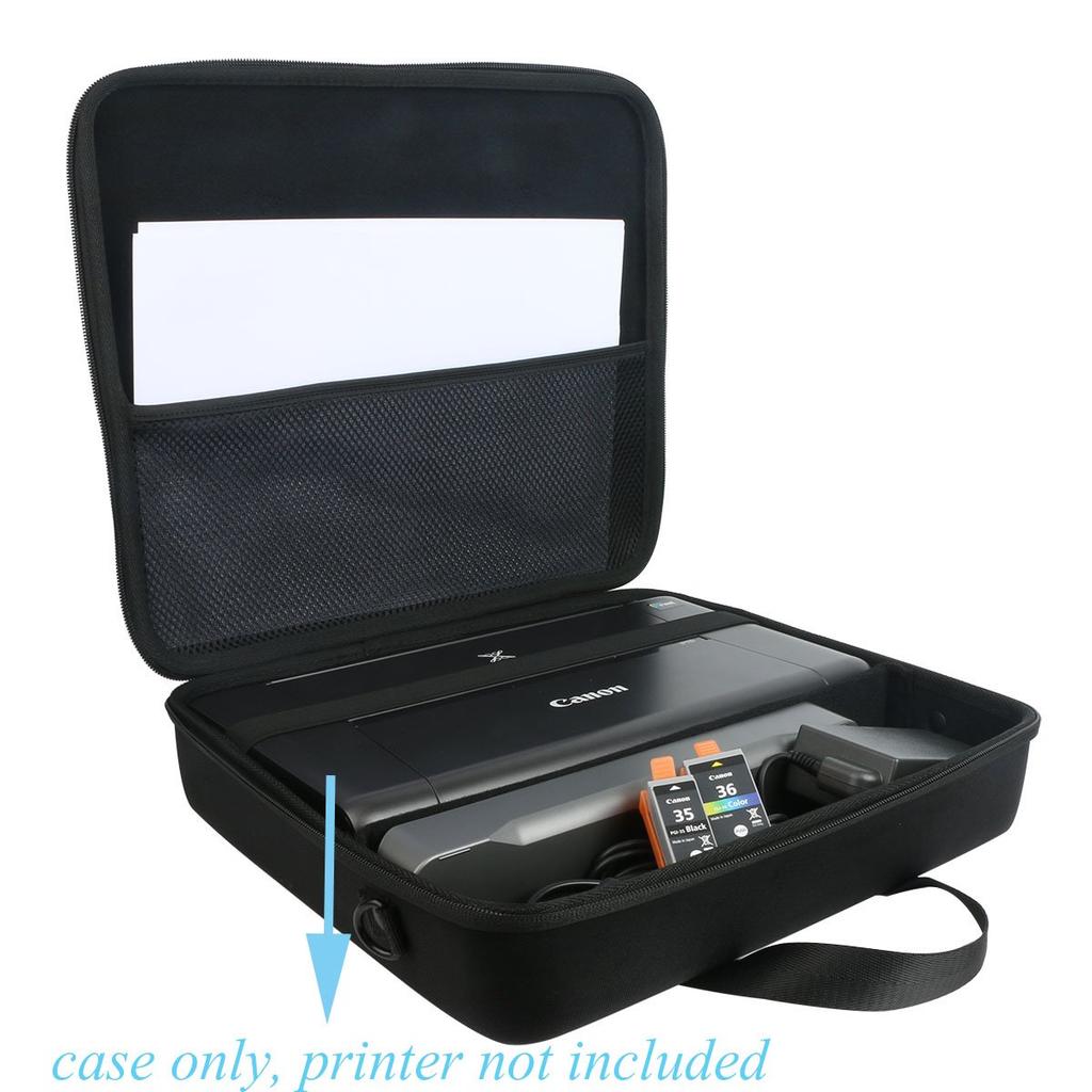 co2CREA Storage Case Compatible with Canon A4 Mobile Printers TR163/TR153 and Inkjet Printers, and PIXUS iP110 (Case Only)