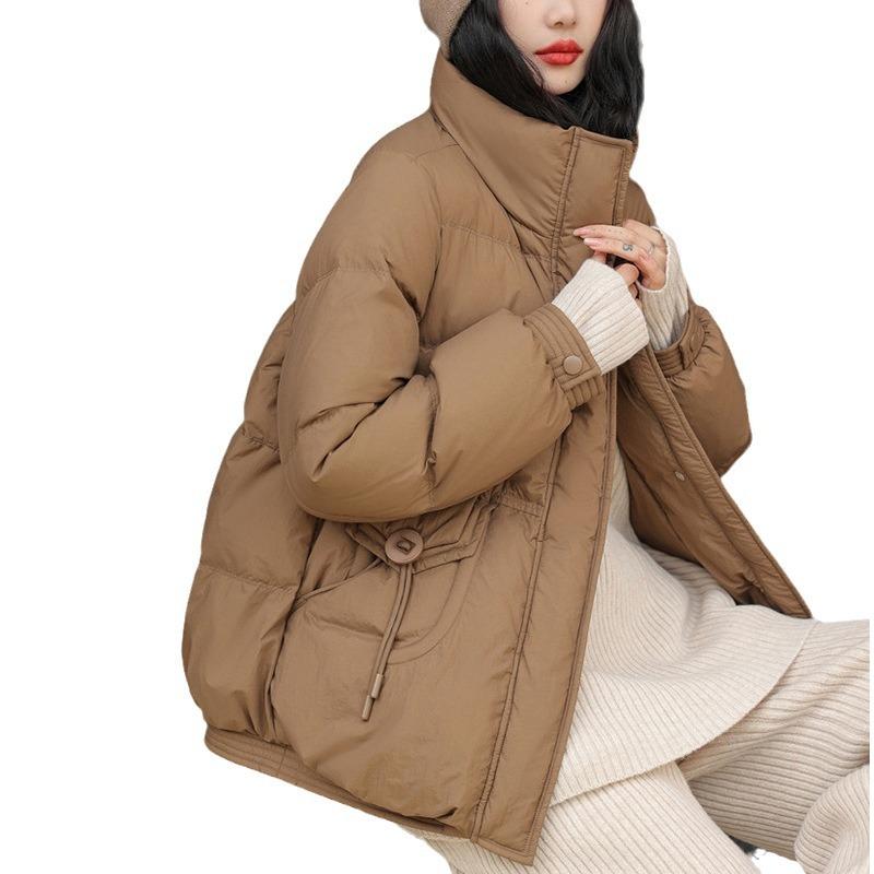 Short down jacket winter women's duck down Japanese and Korean wind Pinghu winter women's new coat