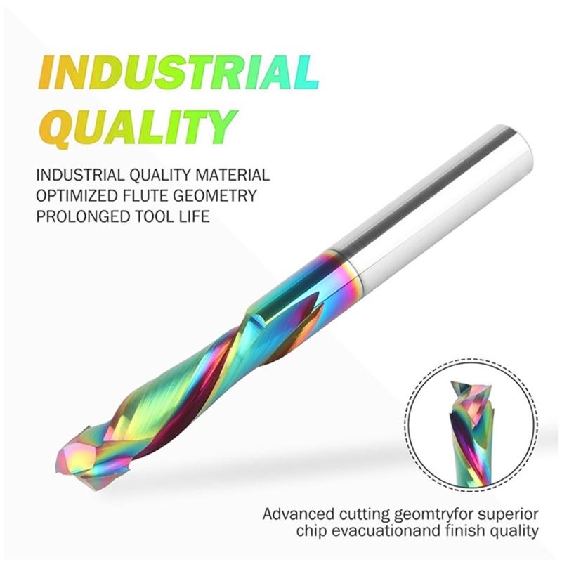 Alloy Router Bit 1/4inch Shank Collection Including Flat Ballnose V Shaped Cutters for Woodcraft Projects