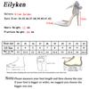 Fashion Eilyken Bow High Heels Women Pointed Toe Shallow Mouth Stiletto Hollow Sexy Strap Sandals Women Fashion Sandals