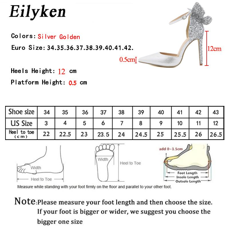 Fashion Eilyken Bow High Heels Women Pointed Toe Shallow Mouth Stiletto Hollow Sexy Strap Sandals Women Fashion Sandals