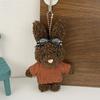Cute Rabbit Plush Pendant Bunny Plush Doll Keychain Cartoon Rabbit Stuffed Animal Toys for Girls Couple Pendant Birthday Gifts