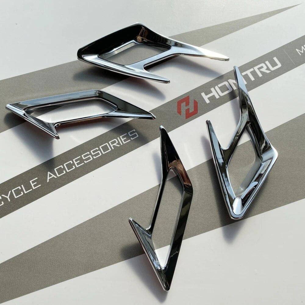 Chrome For Honda Goldwing GL1833 GL1800 2018 Side Panel Vent Trims & Front Fender Vent Trims