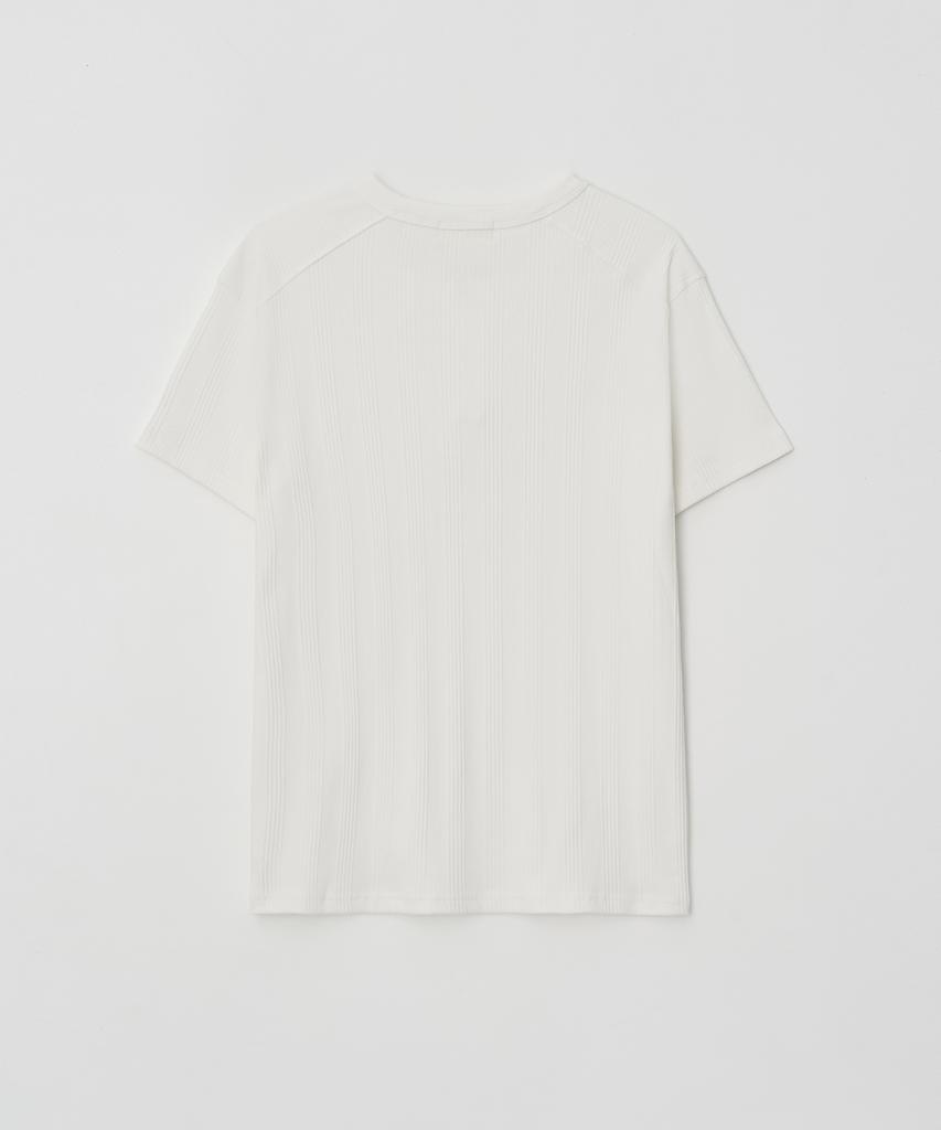 BILLIANT Muscle Fit Basic Henley Neck_Ivory