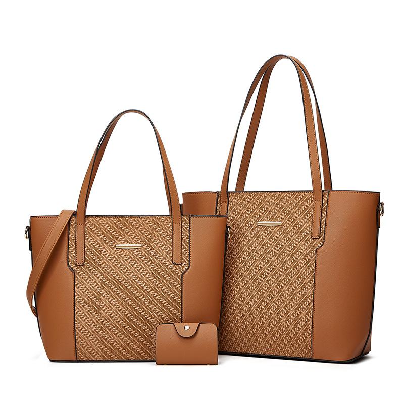 

Tote Bag Women S Large-Capacity Bag Commuter Big Bag Niche High-End Shoulder Bag Women S Bag Bag коричневый