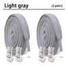 2 Paar 8 MM Breedte Elastische Schoenveters Sneakers Drukknop Veters Zonder Strikken Kinderen Volwassenen Geen Strik Schoenveters voor Schoenen Accessoires