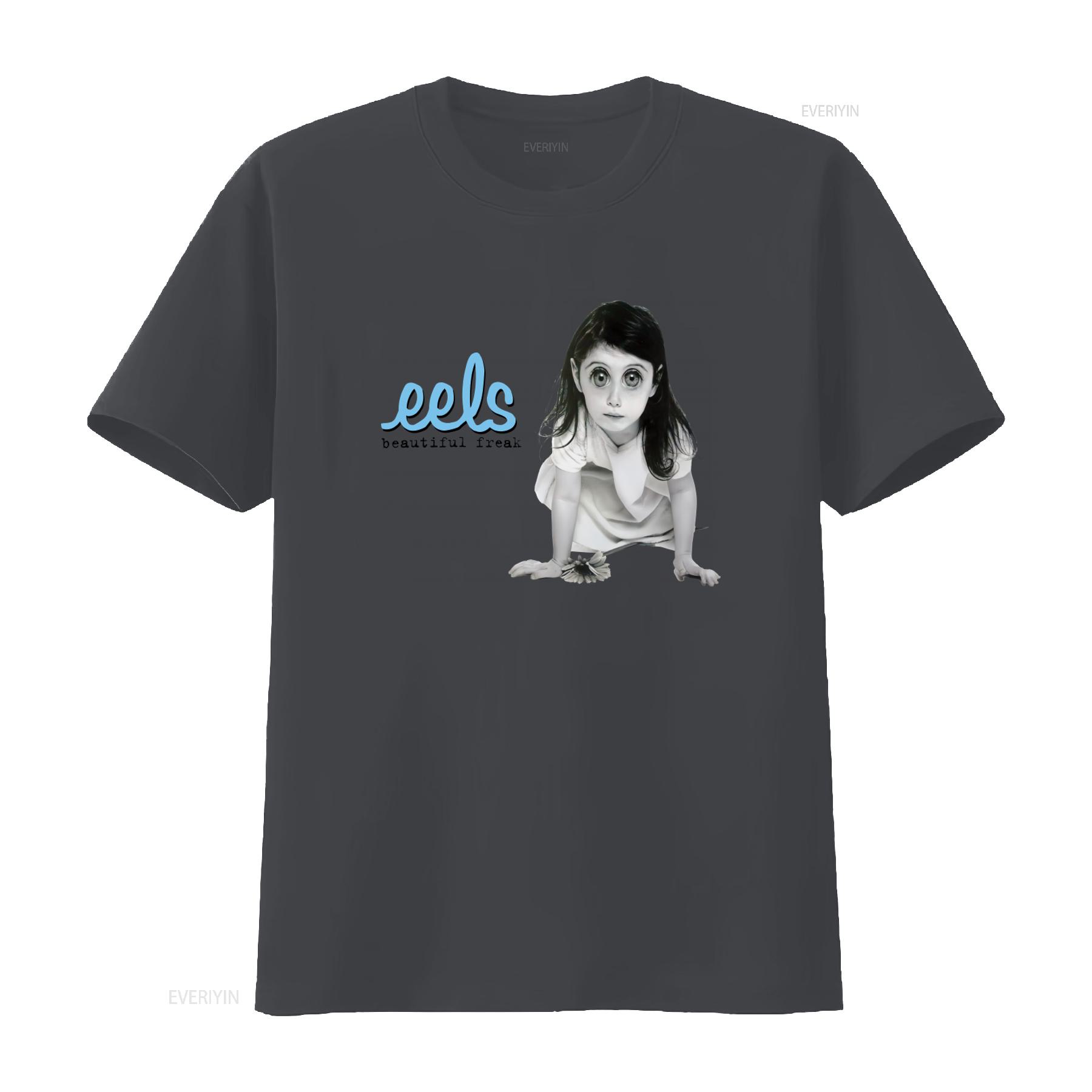 Aale Schönes Freak Baumwoll-T-Shirt Alle Größen S 4XL AR195 vintage gewaschen Leicht Designer-Kleidung Vielseitig Bequem M gray