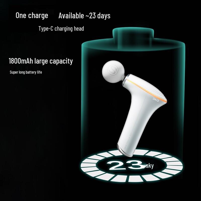 SKG F5 Hot Compress Fascia Gun Massager CN Plug (adapter Included)