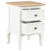 Nightstands 2 pcs White 35 x 30 x 49 cm MDF