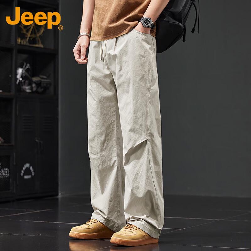 Мужские прямые хлопковые повседневные брюки-карго JEEP L