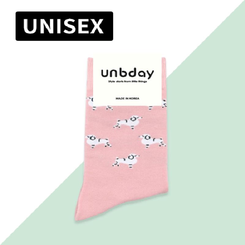 Unisex Puppy Pattern Socks - Pink pink