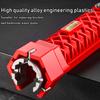 12 in 1 Multifunctional Kitchen Faucet Wrench,Kitchen Drain Tub Removal nut Plumbing for Tight Spaces Installation Repairs Tools