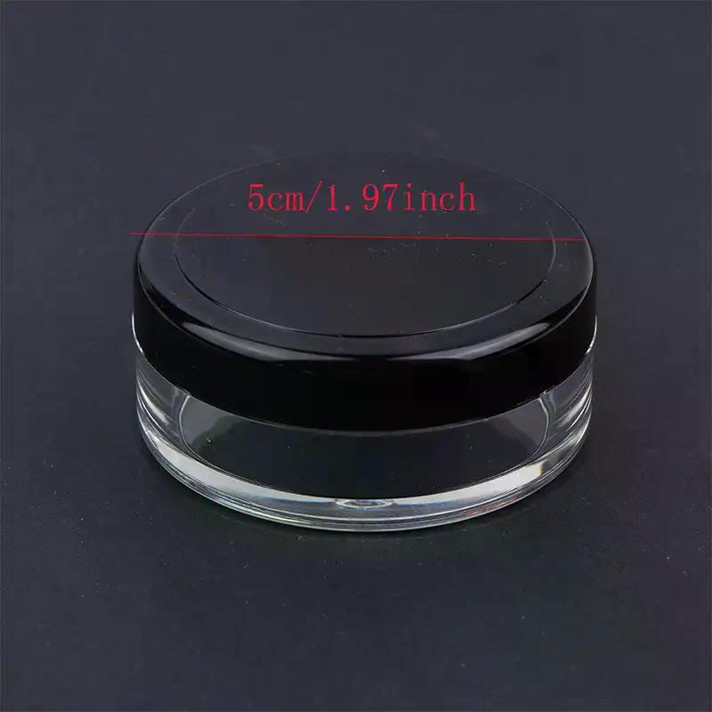 5g Portable Plastic Powder Box Empty Loose Powder Pot With Sieve Powder Puff Cosmetic Sifter Loose Jar Travel Makeup Container