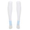 Compression Knee High Socks Varicose Veins Socks with Inspect Toe Hole(White M)