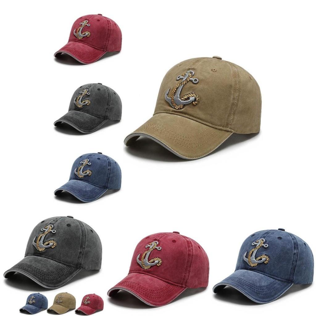 Premium Cotton Baseball Cap For Men With Stylish Embroidery And Classic Round Brim For Outdoor Enthusiasts