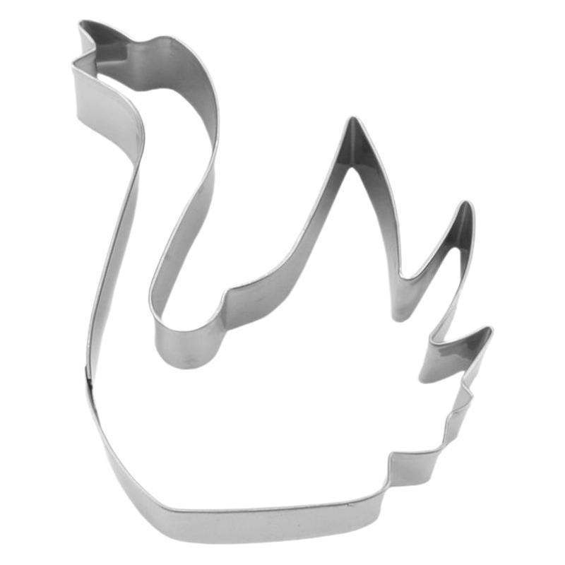 

1PCS Little Swan Stainless Steel Embossing Mold Watermelon Fruit and Vegetable Slicer Biscuit Slicer Banquet Dish Plating Shaping Tool 1PCS