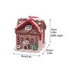 New Christmas Tree Mini House Ornament Cute Bread Style Xmas Decoration Pendant Holiday Gift