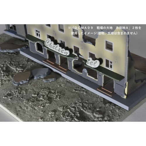 Tomytec 1/144 DioColle Combat Series DCMA08 Battlefield Plains B Pre-painted Plastic Model 318255