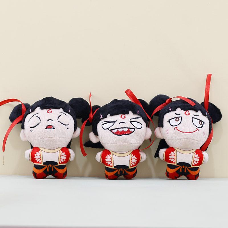 Ne Plush Zha Toy Keychain Anime Character Doll Pendant Bag Decoration Gift Kids