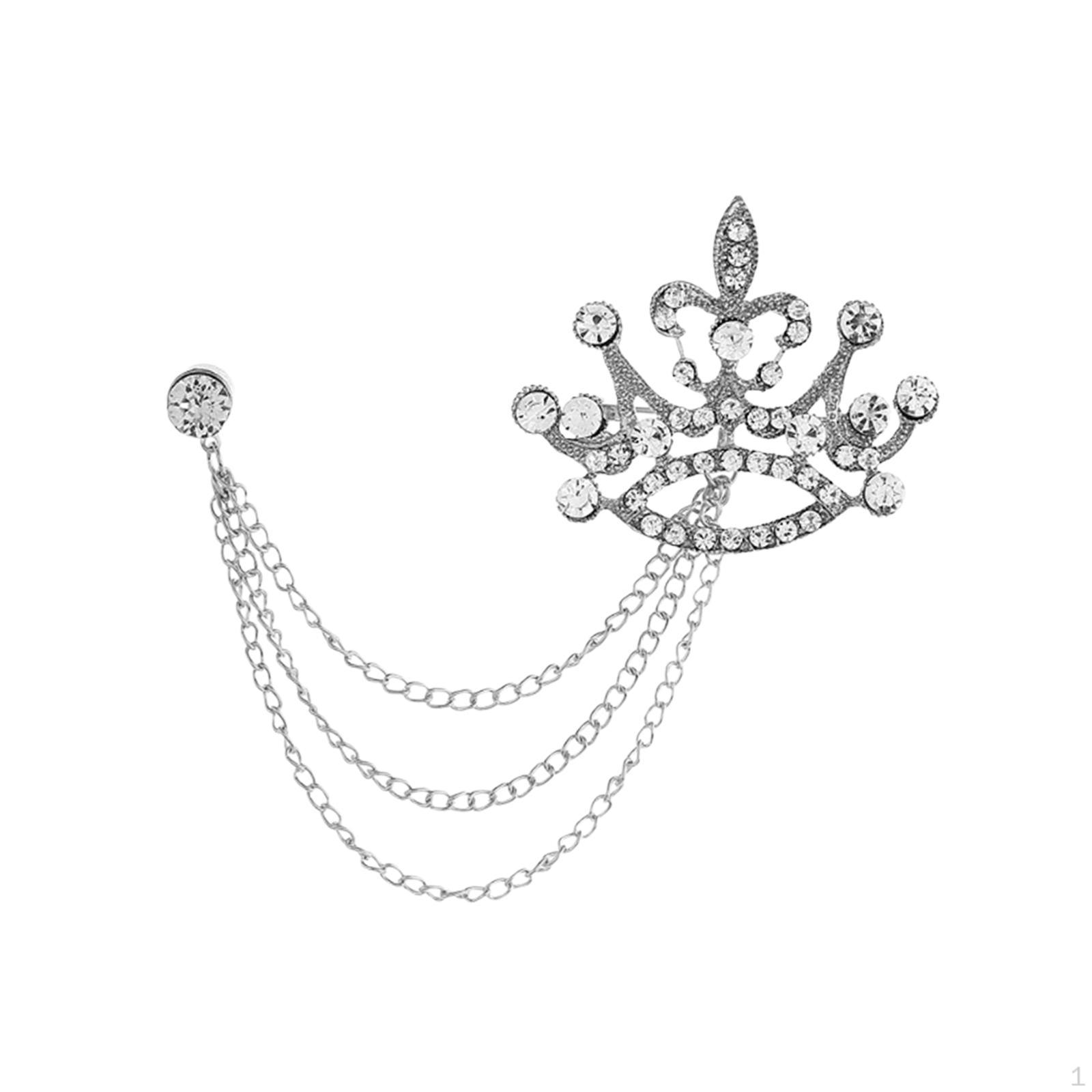 

Мужская брошь-цепочка, значок на груди для шарфа, одежды, костюма, пальто