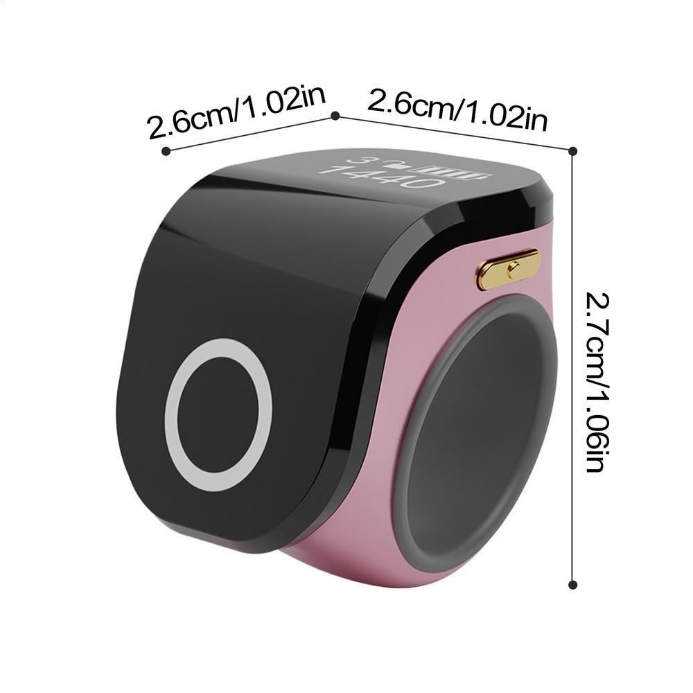 Digital Counter Portable Points Rechargeable Ring Ring Idea Tally Counter Smart Touch Waterproof Finger Counter for Muslims