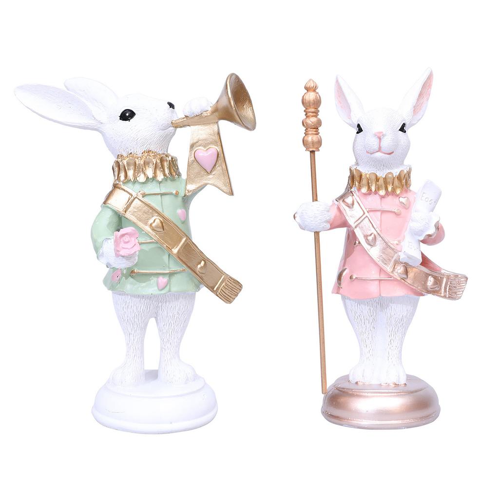 Handcrafted Easter Rabbit Scepter Display Ornament Perfect For Holiday Enthusiasts And Indoor Decoration Lovers
